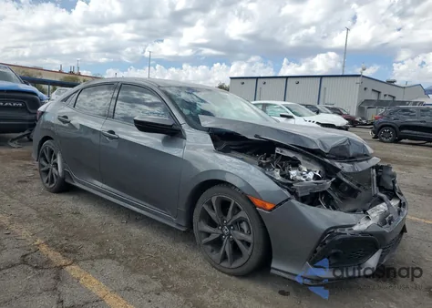 2017 Honda Civic Sport из США, поврежденный, VIN SHHFK7H46HU222185